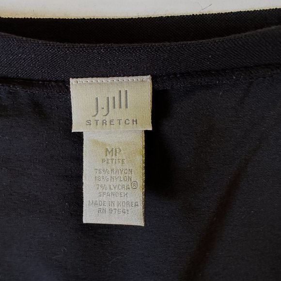 J. Jill Stretch Black Skirt MP - Picture 3 of 6